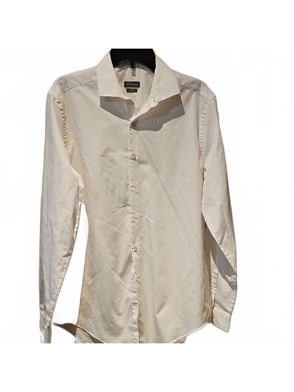 Van Heusen Men's White Button-Up Shirt